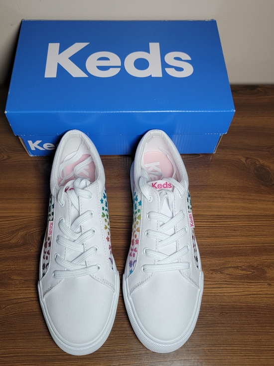 Keds Other - Keds Jumpkick Studded Foil Girls Sneakers - Size 5 Big Kid